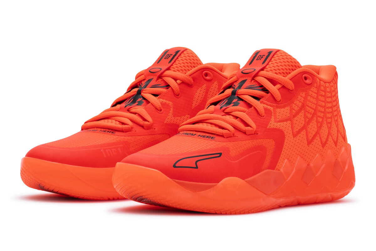 Puma LaMelo Ball MB.01 "Not From Here" - Red Blast/Fiery Red - 377237-02
