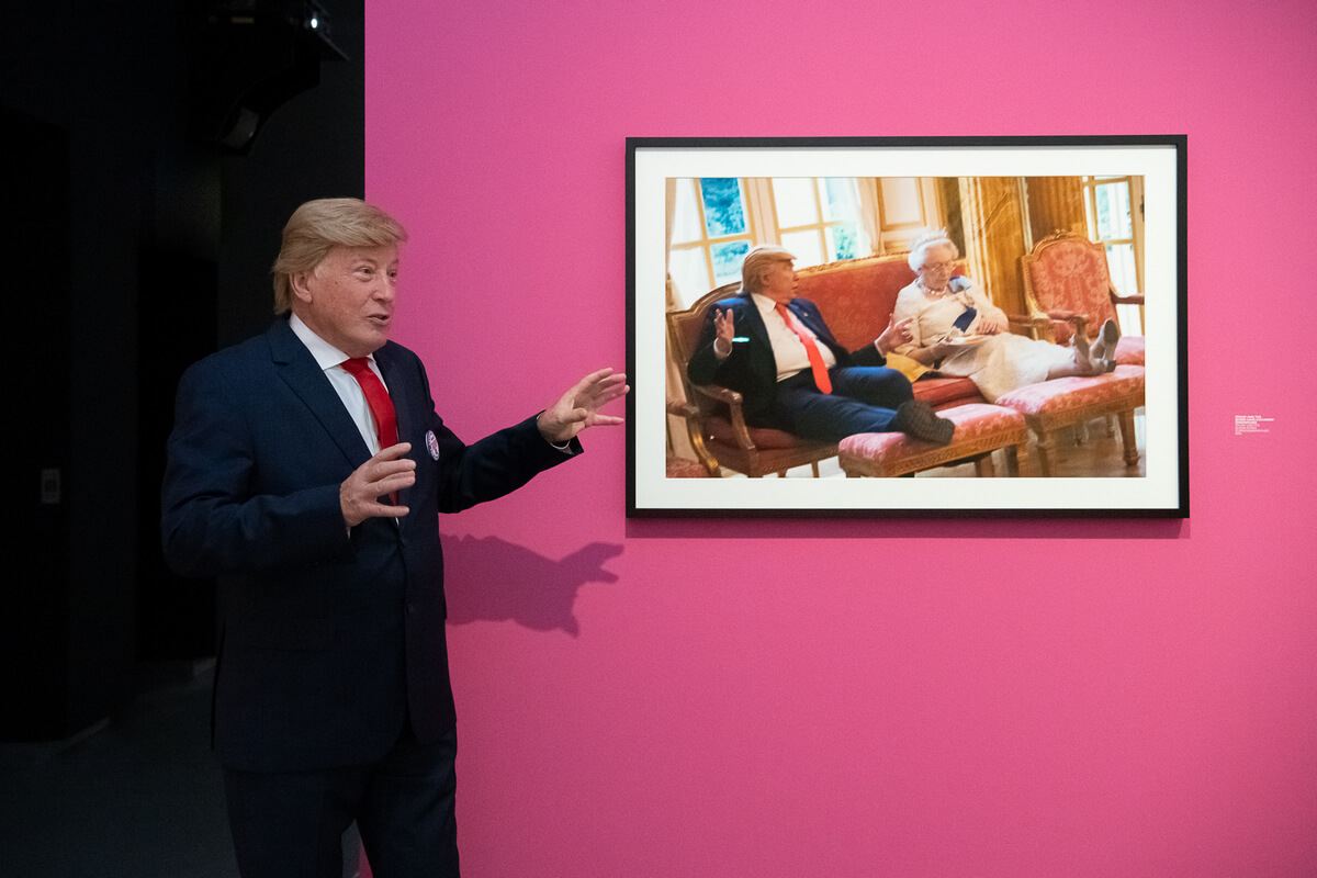 Trump-Doppelgänger in der Ausstellung "Alison Jackson: Truth is Dead" / THIS IS NOT DONALD TRUMP / NRW-Forum Düsseldorf, Foto Katja Illner