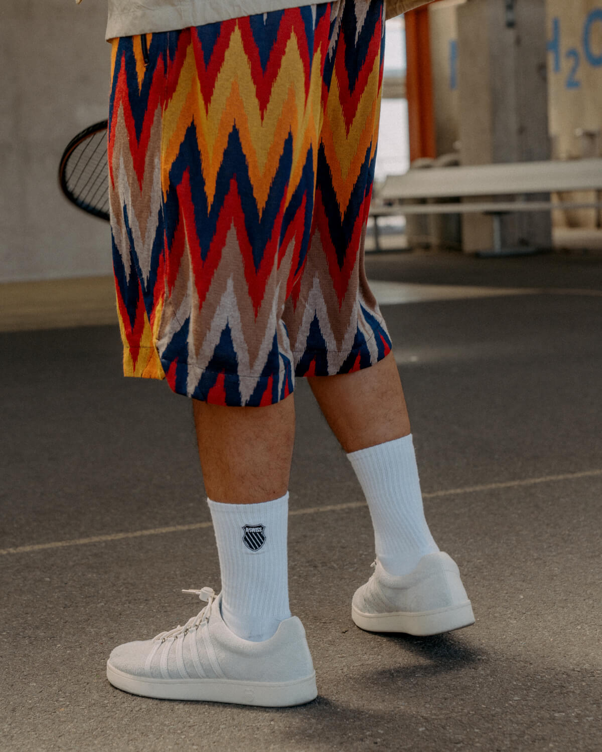 K-Swiss x Engineered Garments Classic GT - Snow White / Antique White / Whisper White - 08728-975-M