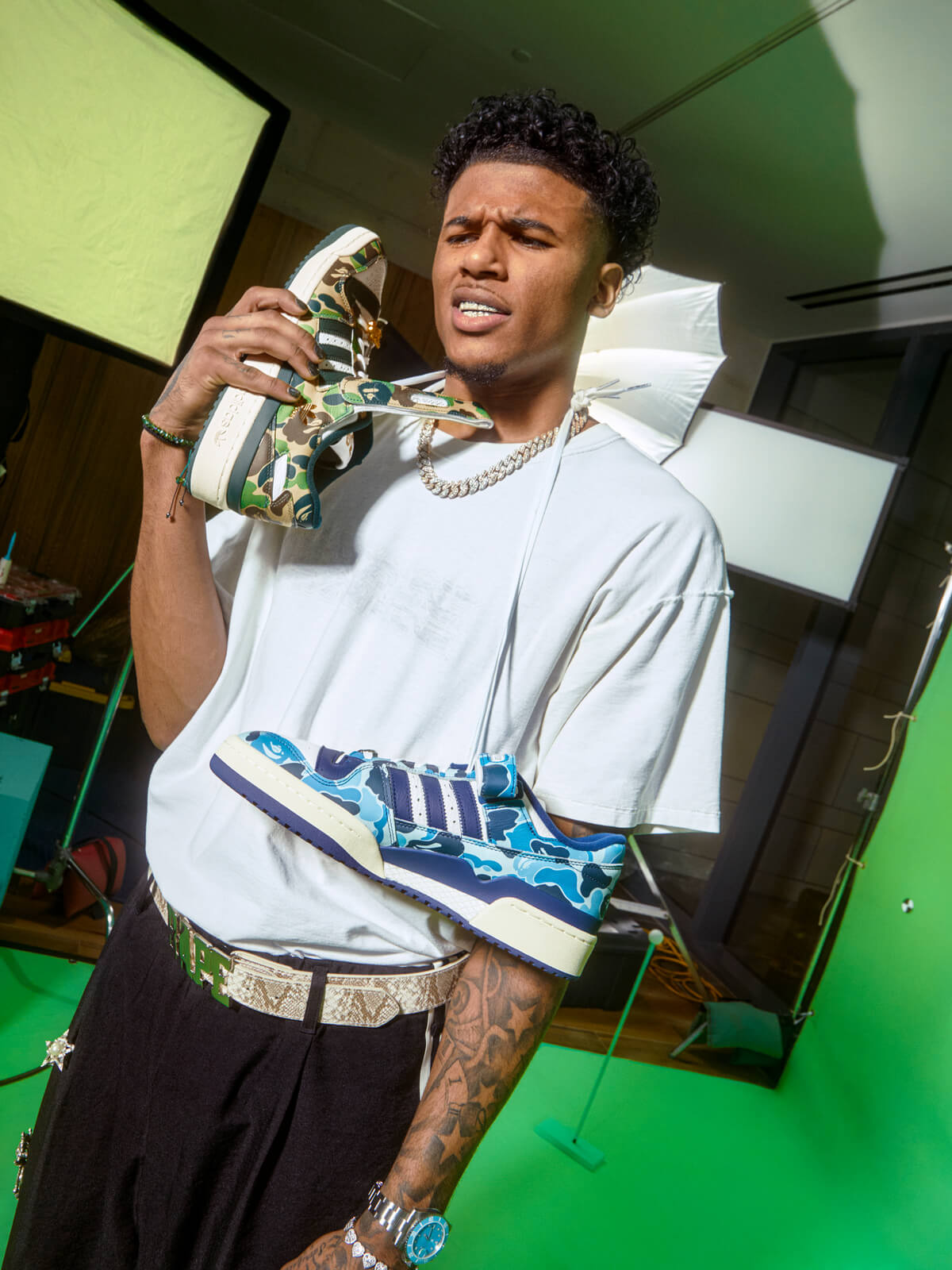 adidas Originals x BAPE Forum 84 Low w/ Jalen Green