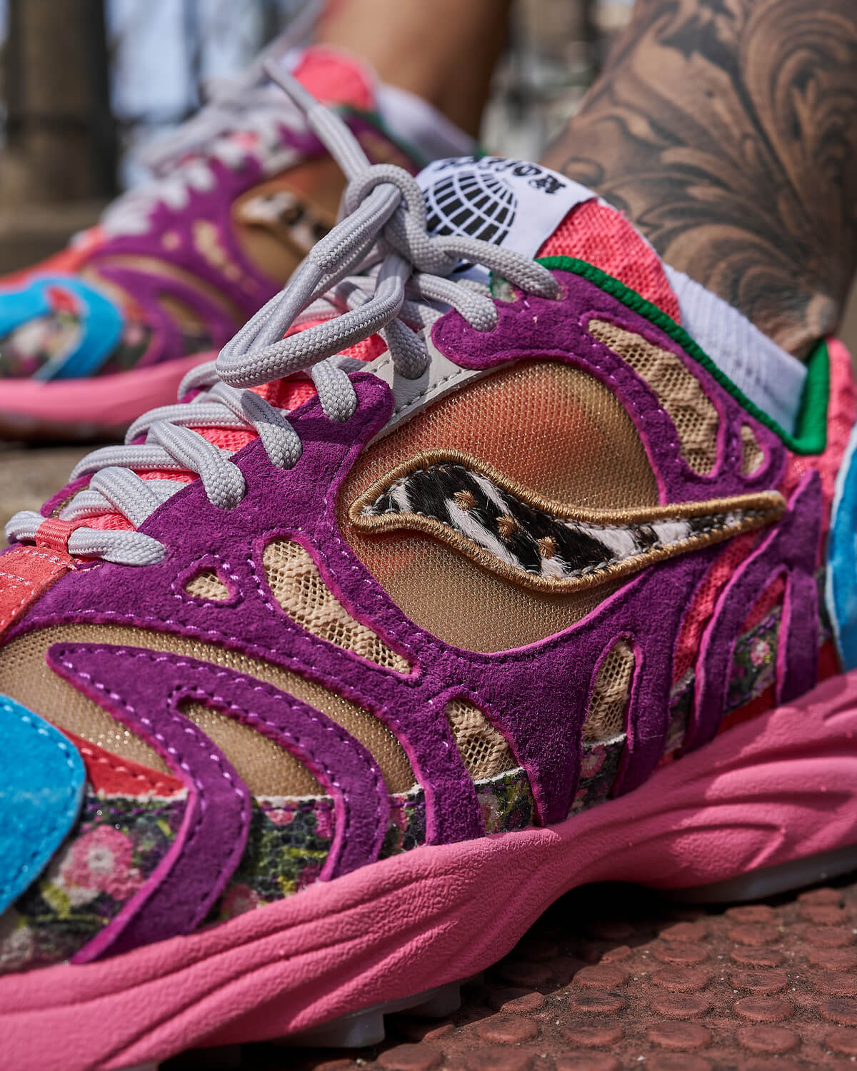 Saucony Originals x Jae Tips Grid Azura 2000 "Remember Who Fronted" - Multi/Multi - S70795-1