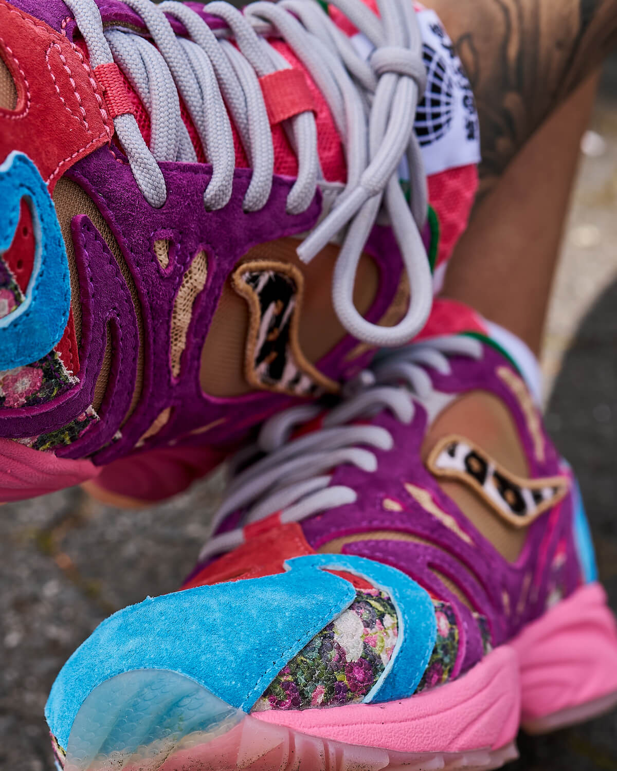 Saucony Originals x Jae Tips Grid Azura 2000 "Remember Who Fronted" - Multi/Multi - S70795-1