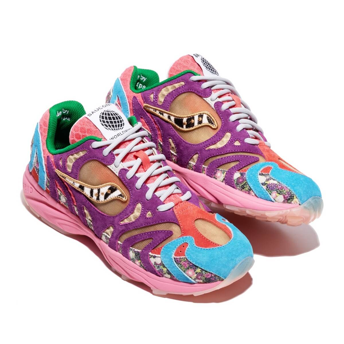 Saucony Originals x Jae Tips Grid Azura 2000 "Remember Who Fronted" - Multi/Multi - S70795-1