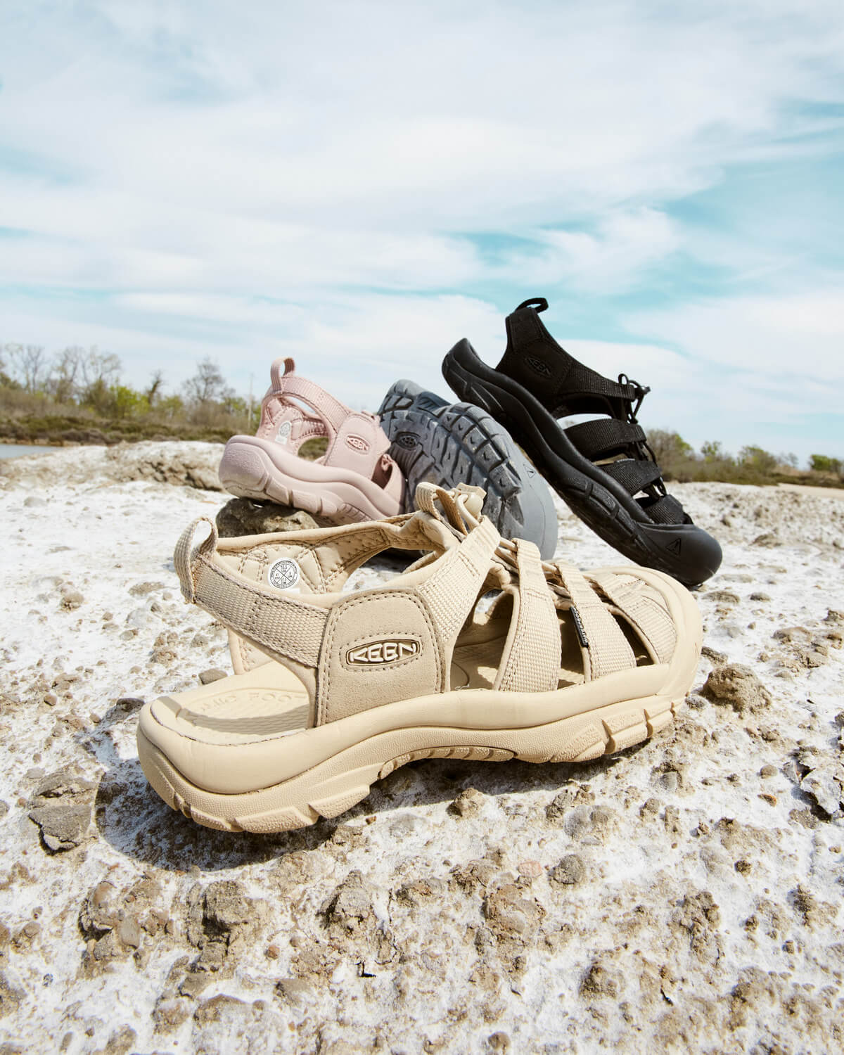 KEEN Newport H2 - Monochrome Pack - Safari, Fawn, Steel Grey & Triple Black