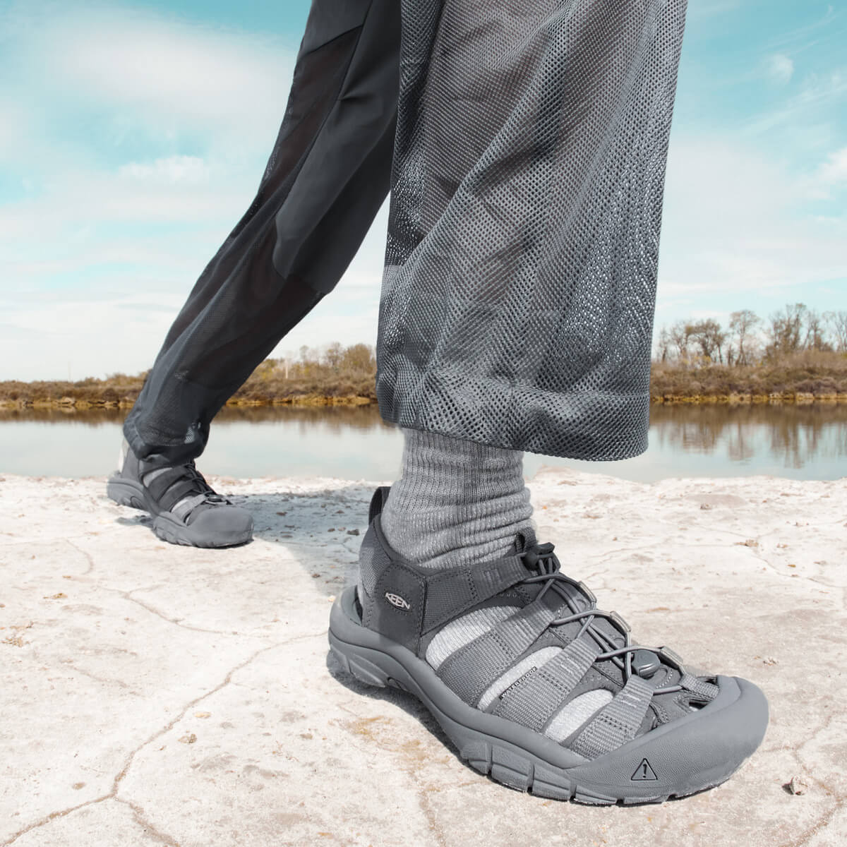 KEEN Newport H2 - Monochrome/Steel Grey - 1027122