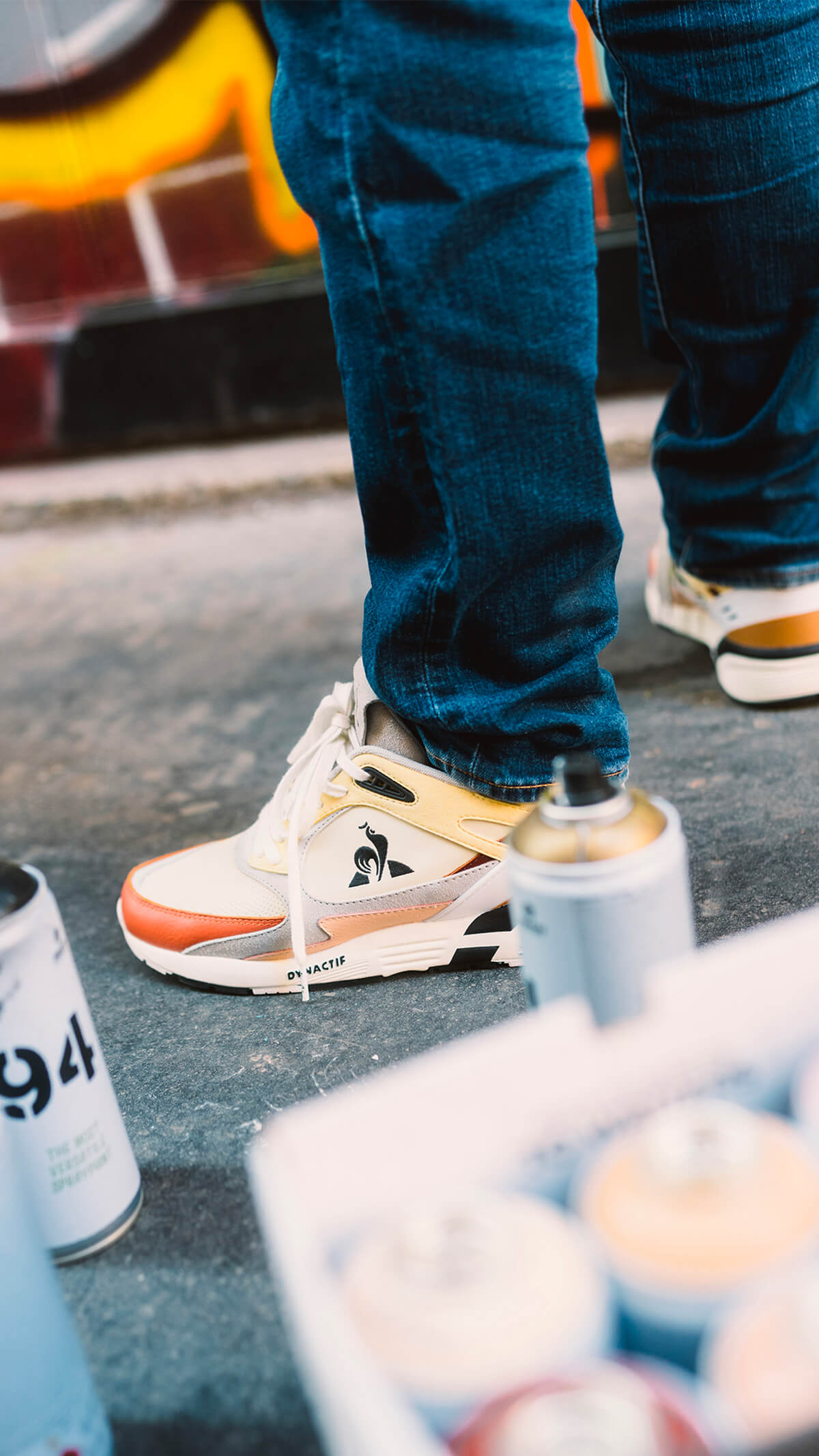 Le Coq Sportif x Shoez Gallery R1100 "Aux Pieds Des Pentes"