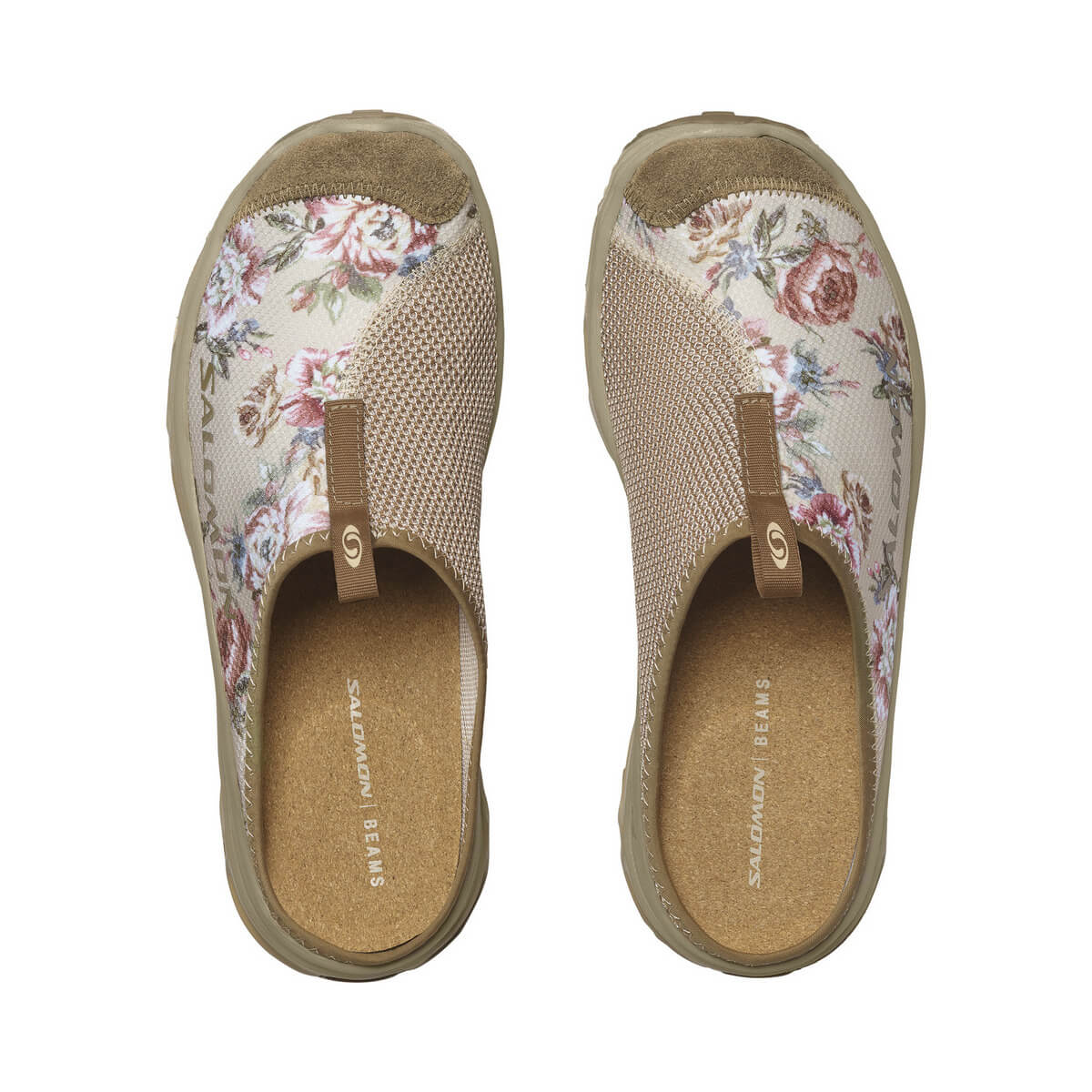 Salomon x Beams RX Slide 3.0 "Flowers" - Safari / Kangaroo / Toasted Coconut - L47420700