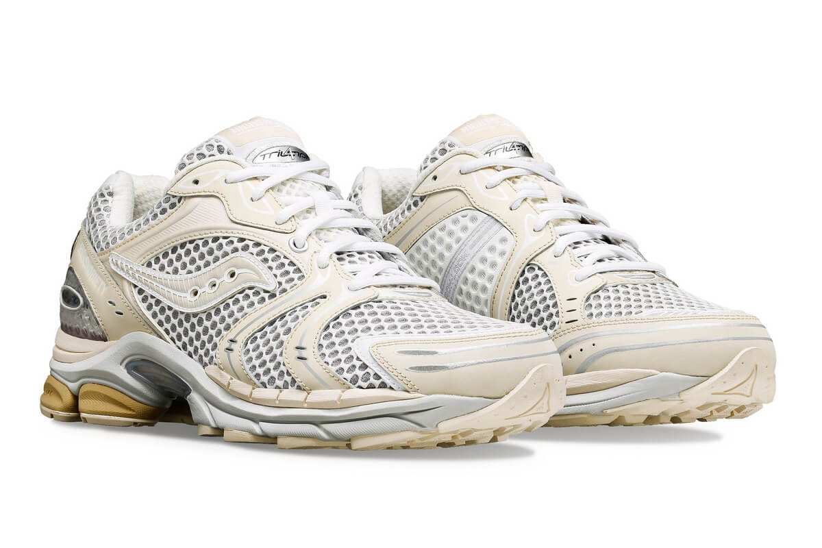 Saucony x Highsnobiety - Pro Grid Triumph 4 - Cream/White - S70821-1