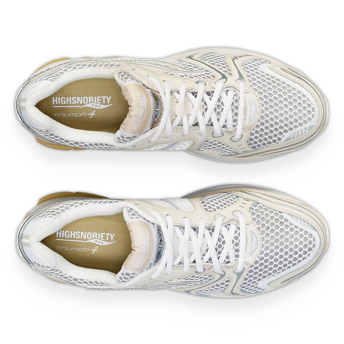 Saucony x Highsnobiety - Pro Grid Triumph 4 - Cream/White - S70821-1