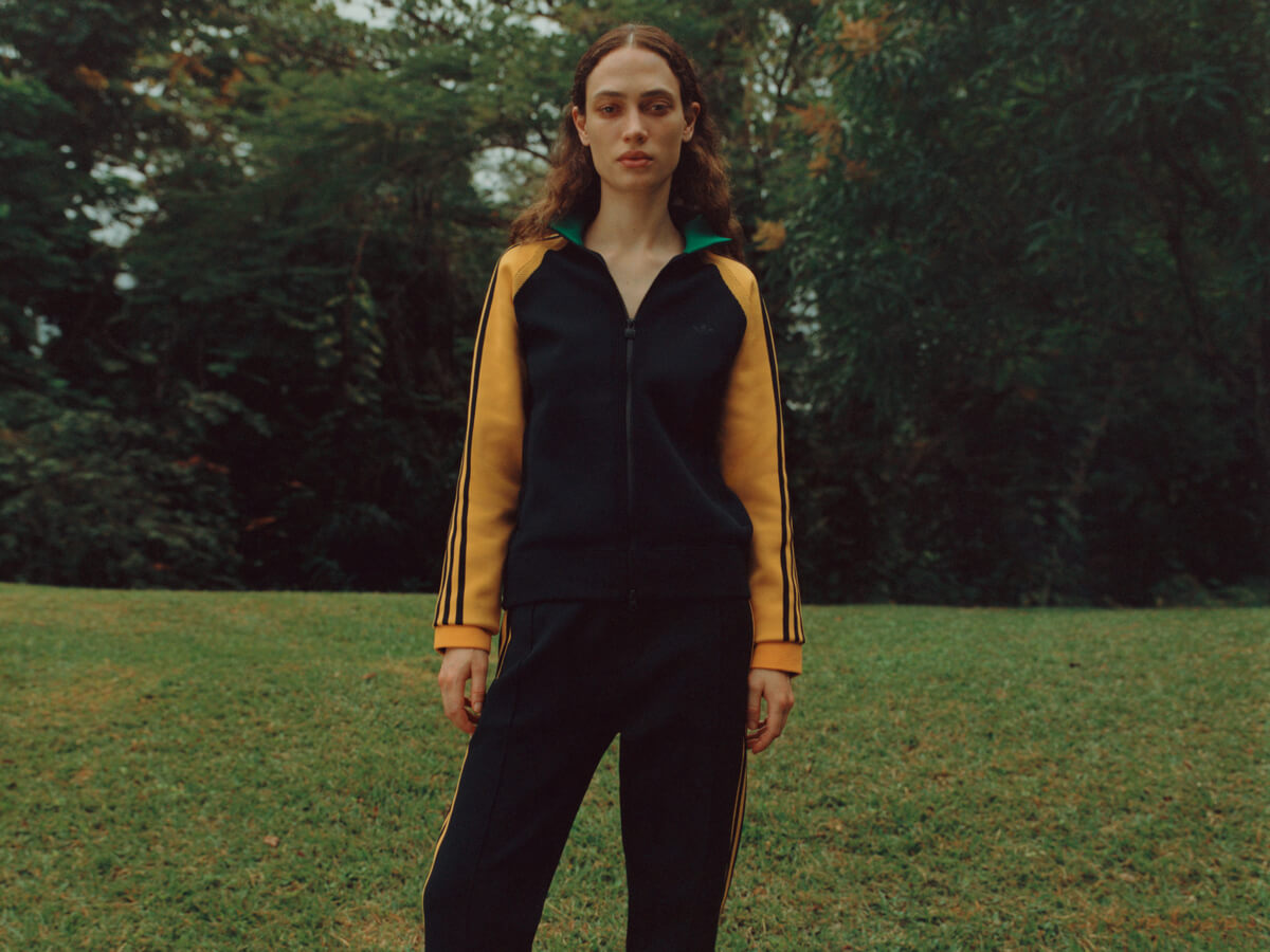 adidas Originals x Wales Bonner - Knit Track Jacket - Black/Yellow/Green - IB3261 - Track Pants - IB3260