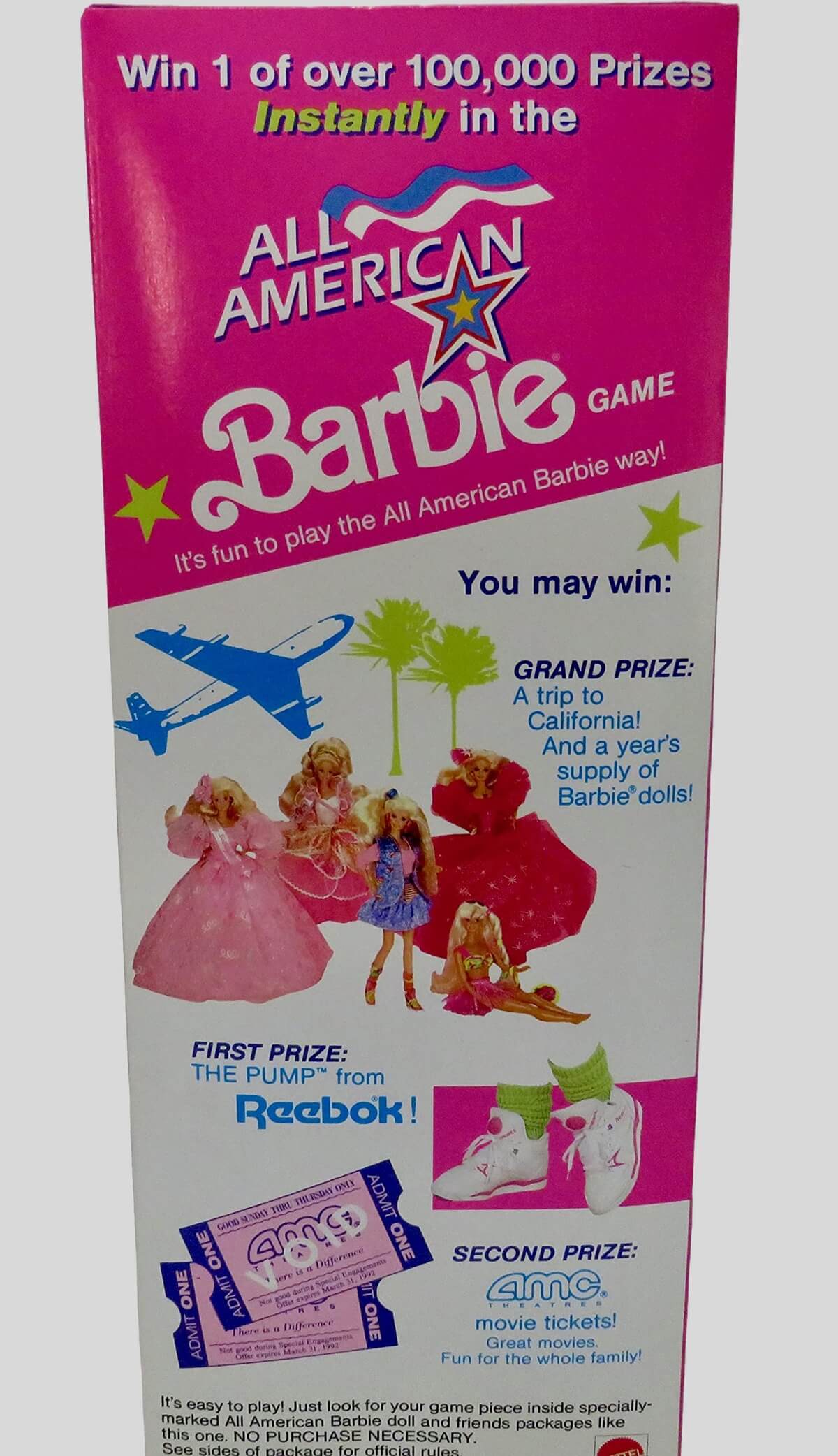 Barbie "All American" Packaging