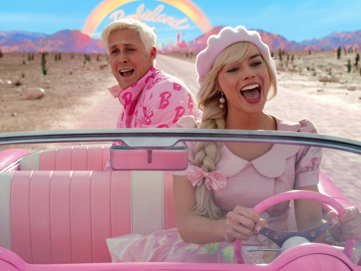 Ryan Gosling und Margot Robbie in Barbie "The Movie"