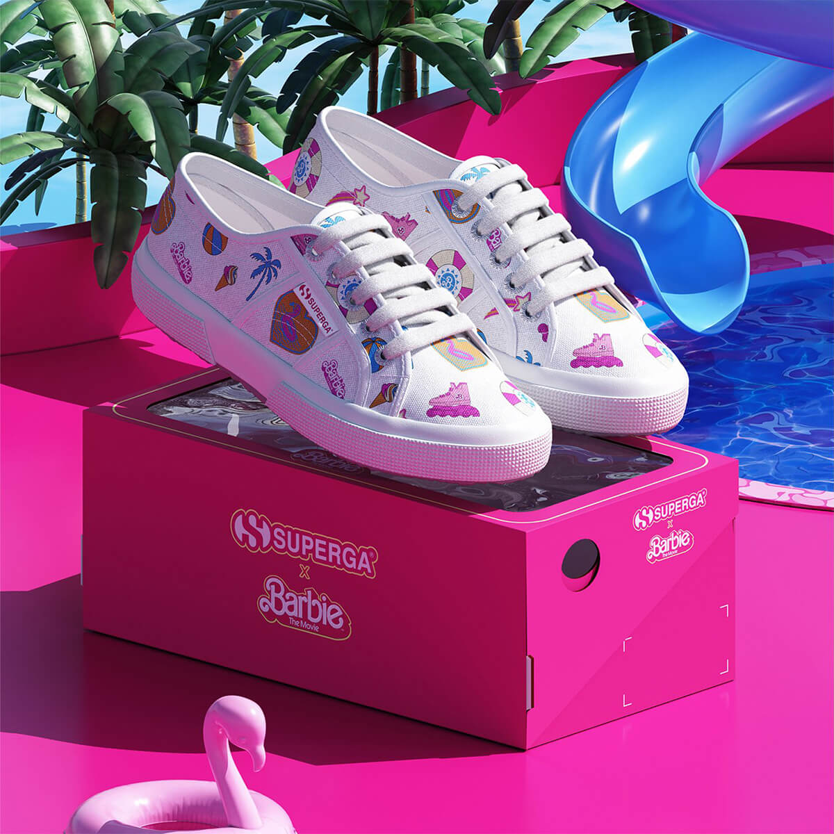 Superga x Barbie 2750 "Denim Print"