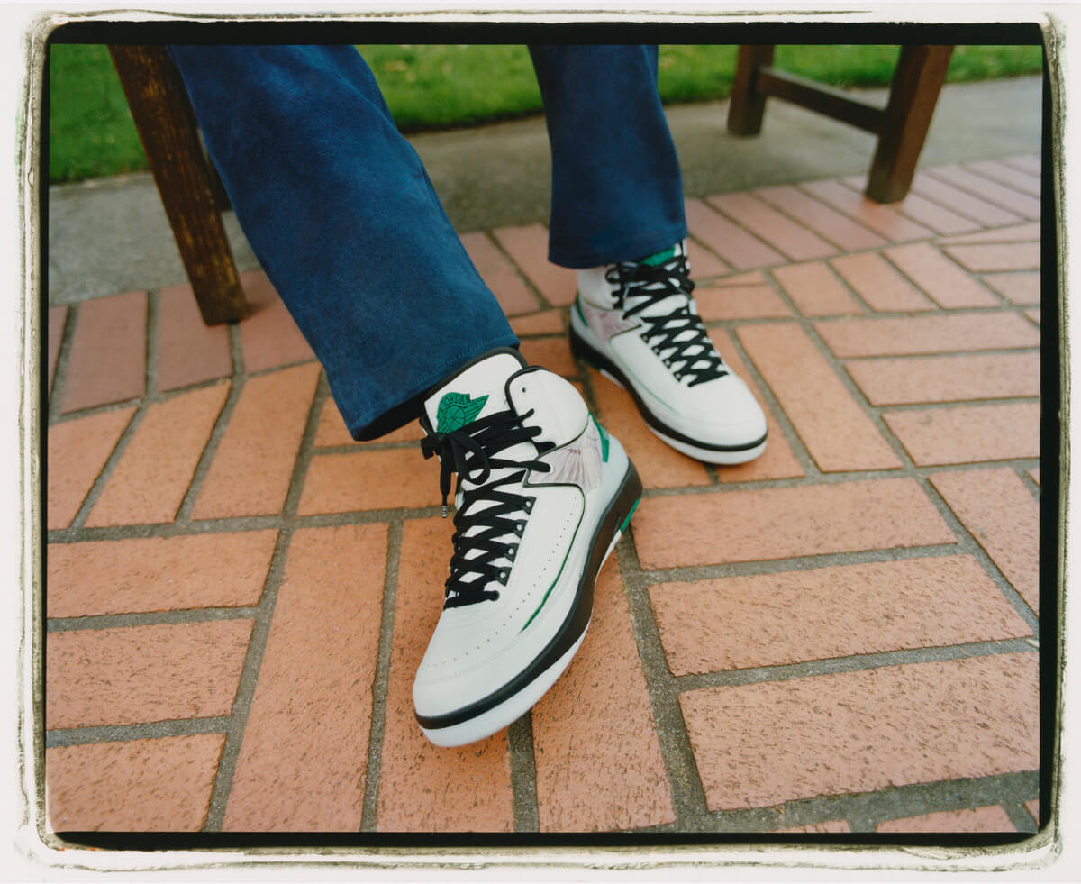 Nike Air Jordan 2 "H" Wings - White/Malachite-Black - DZ7391-103