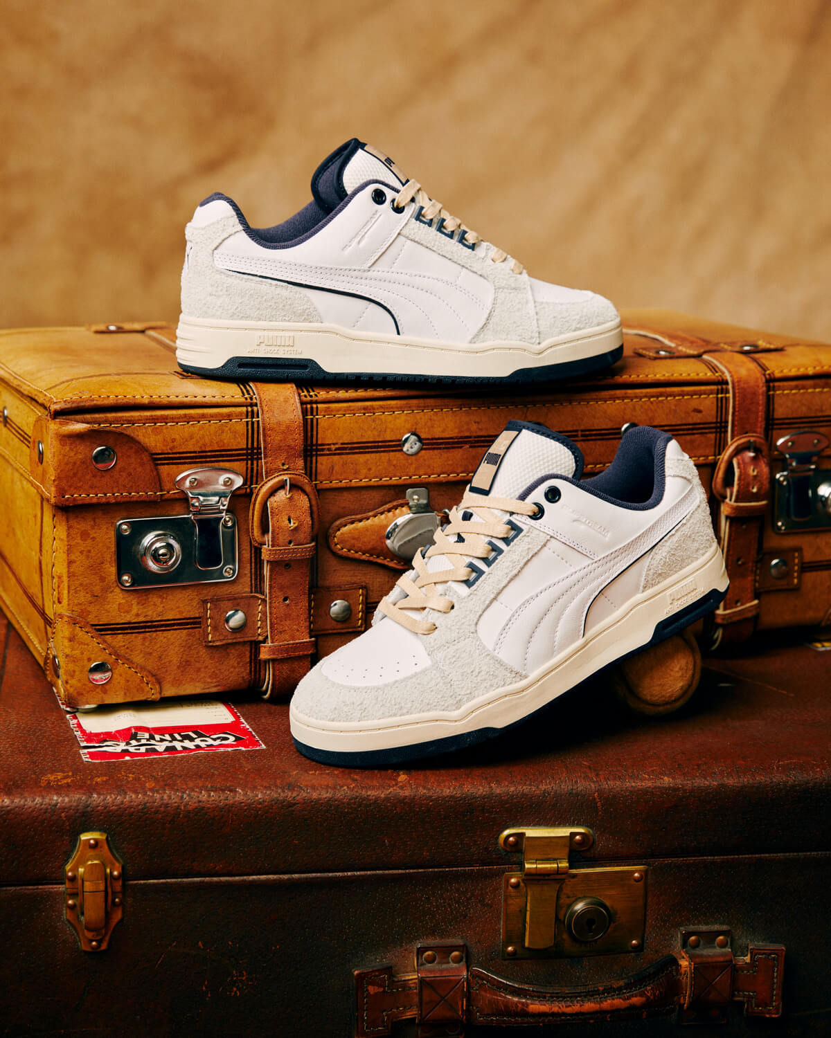 Puma Slipstream Lo "Service Line" - White - 393135-01