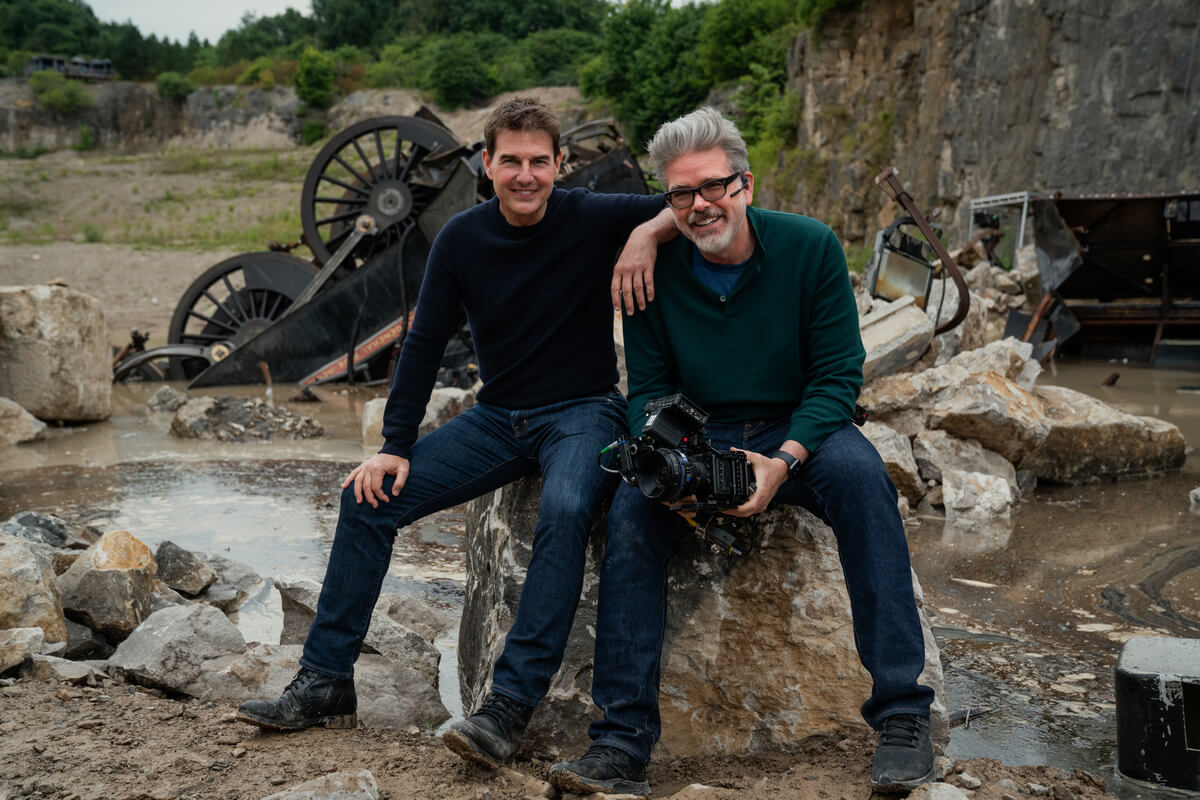 Tom Cruise und Regisseur Christopher McQuarrie - Mission: Impossible Dead Reckoning  Part One