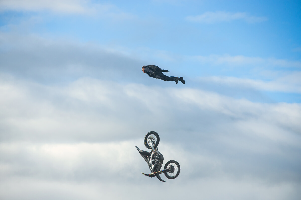 Mission: Impossible - Dead Reckoning Part One - Tom Cruise Motorcycle Stunt