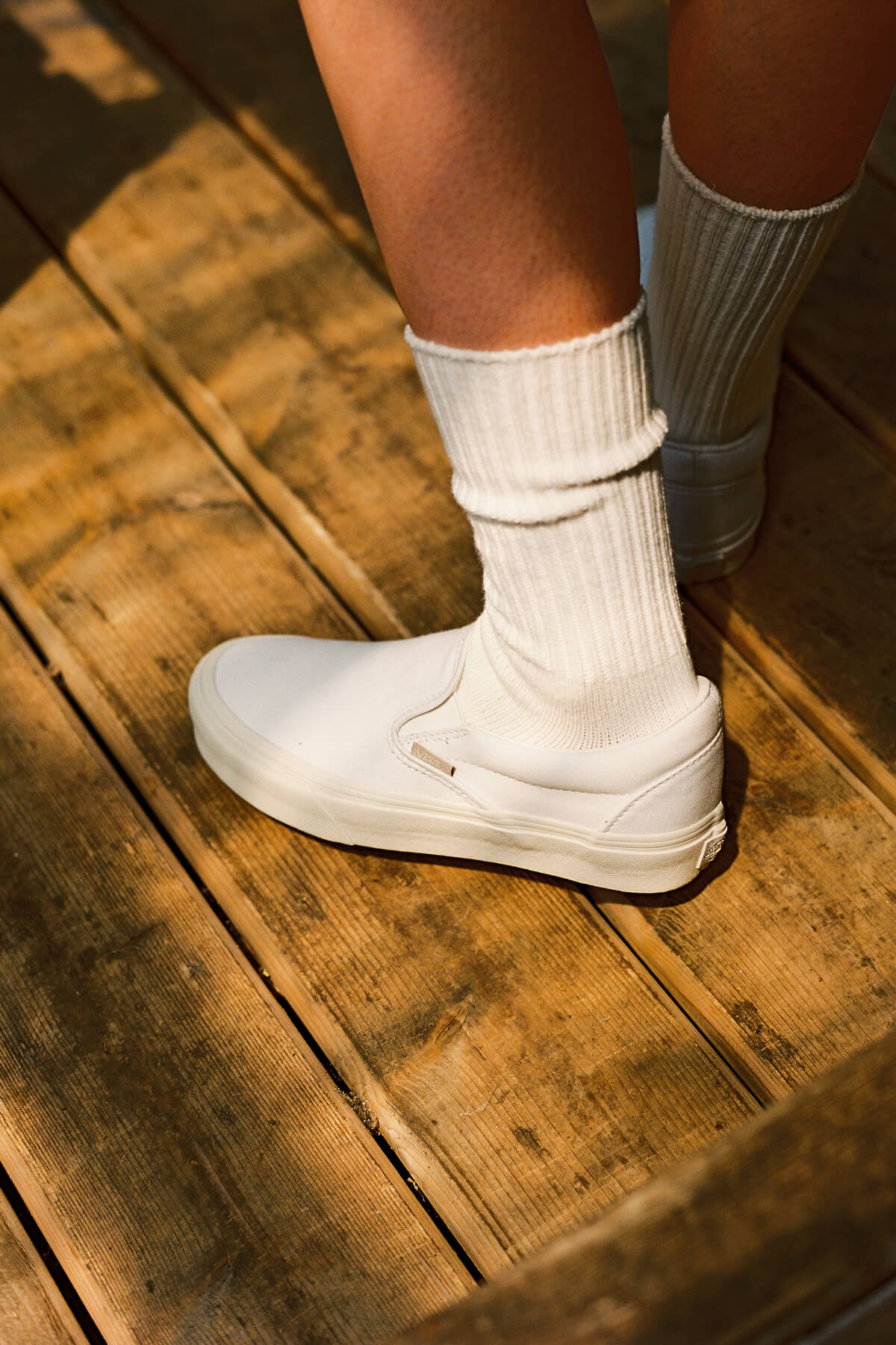 Vans Vault x JJJJound Classic Slip On LX - True White - VN0A3QXYW001