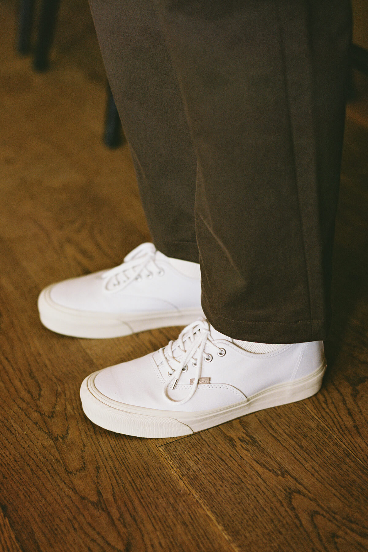 Vans Vault x JJJJound OG Authentic LX - True White - VN0A4CS4W001