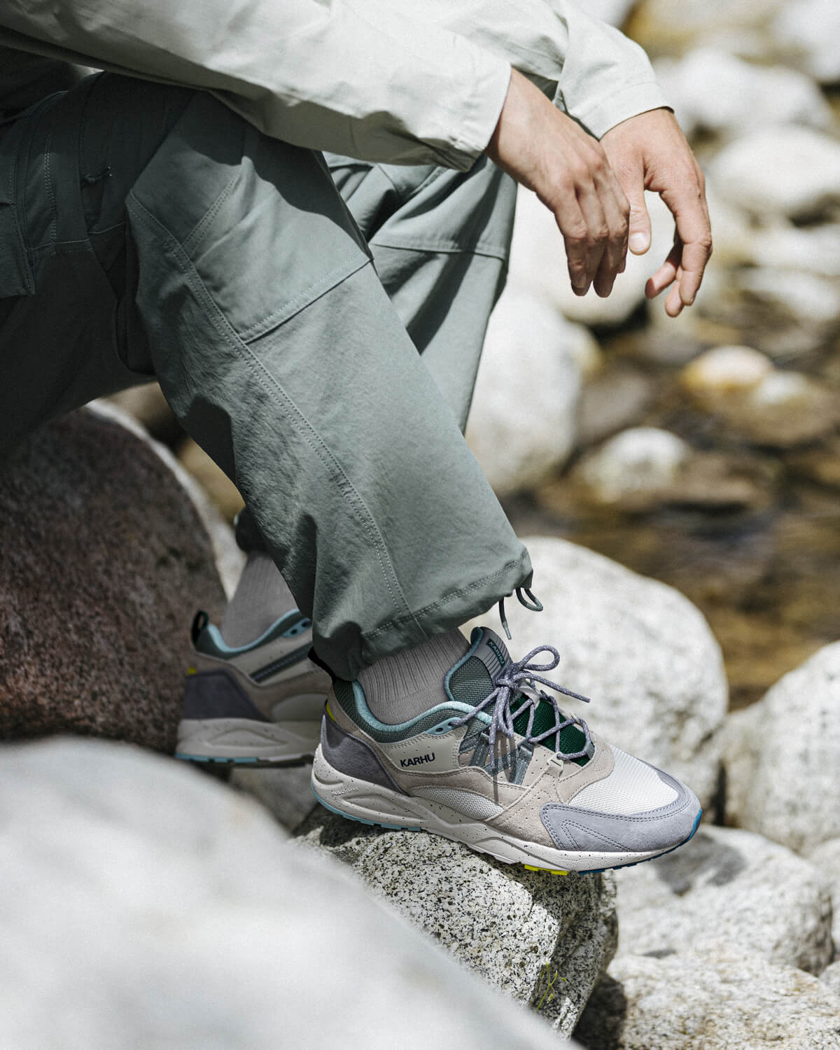 Karhu - Fusion 2.0 - Ultimate Gray / Iceberg Green - F804152