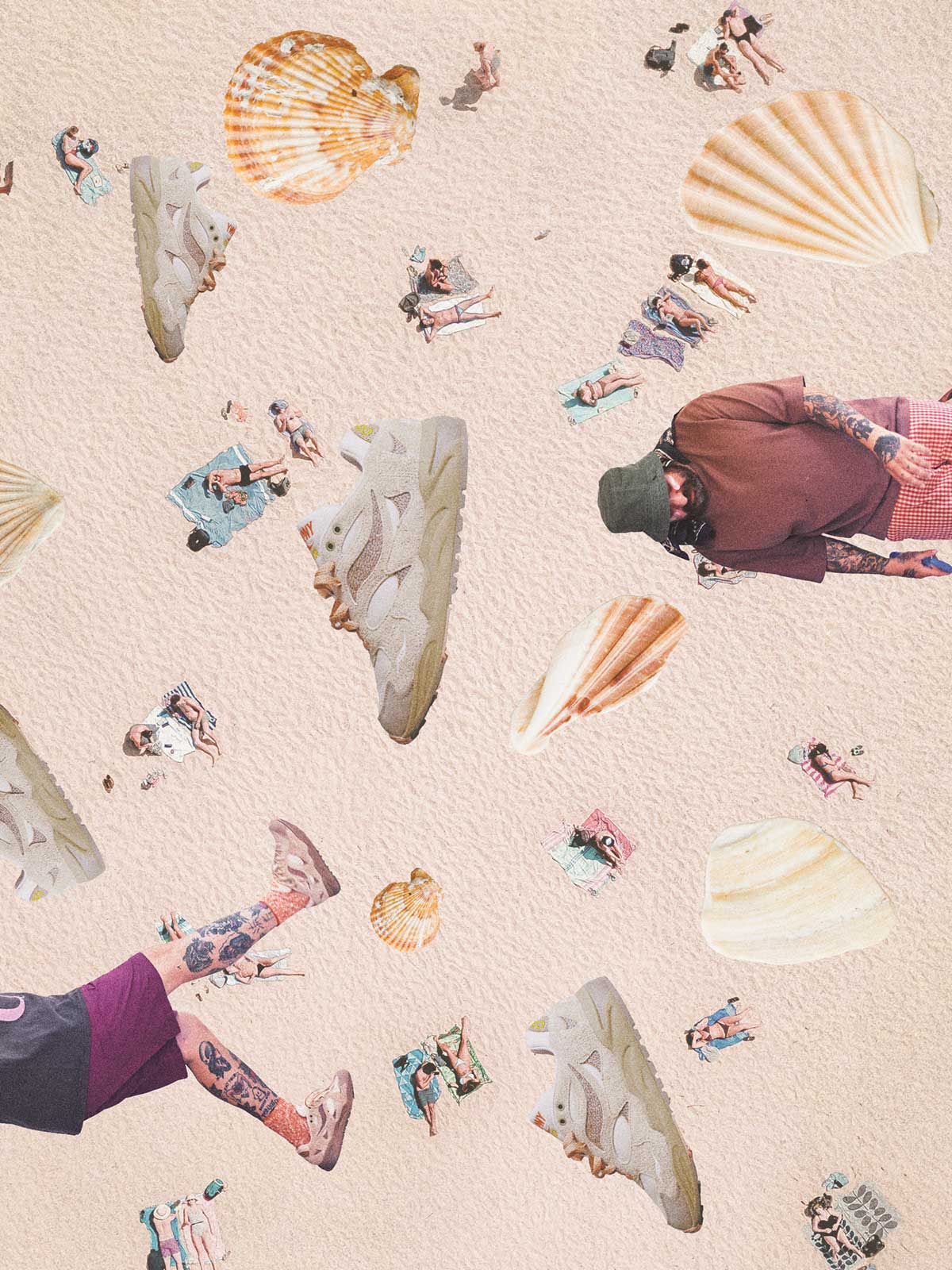 Saucony x Colour Plus Companie Grid Shadow 2 „Beach Ramble“