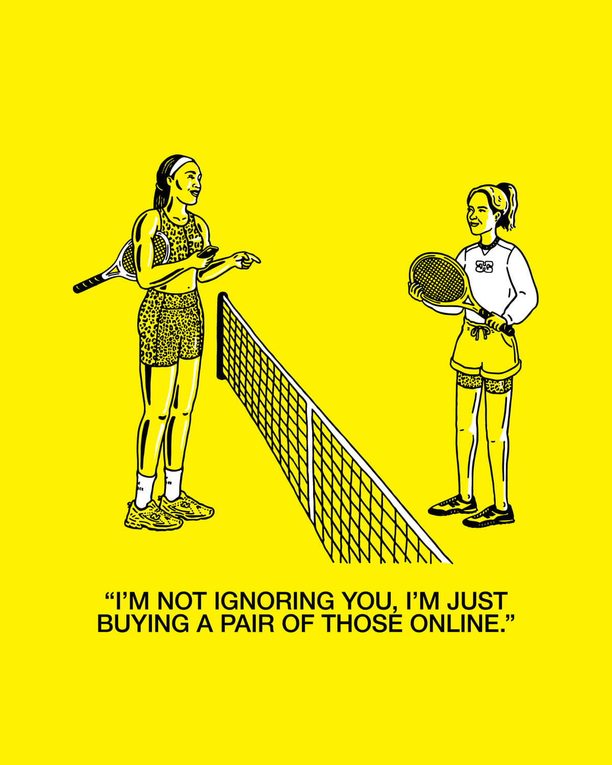 New Balance x GANNI 1906R Cartoon by Suerynn Lee
