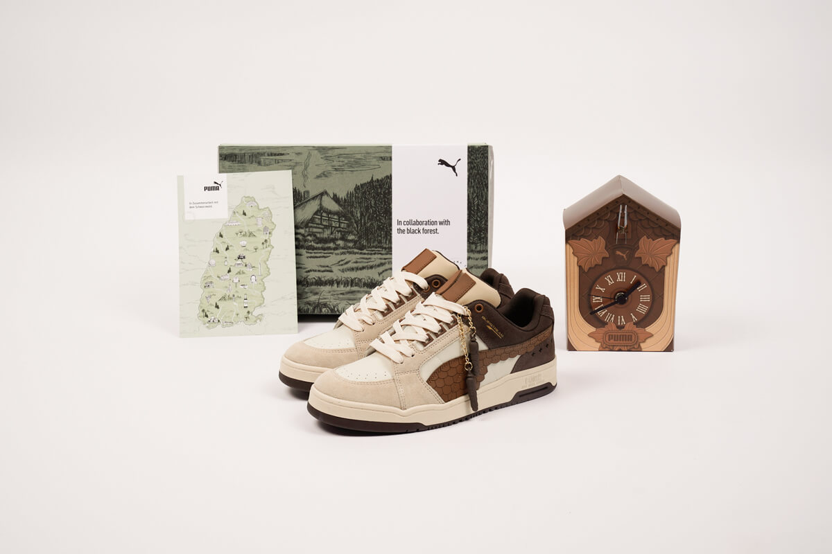 ‍Puma x Black Forest Slipstream Lo "Kuckuck" - Pristine/Partridge - 394533-02