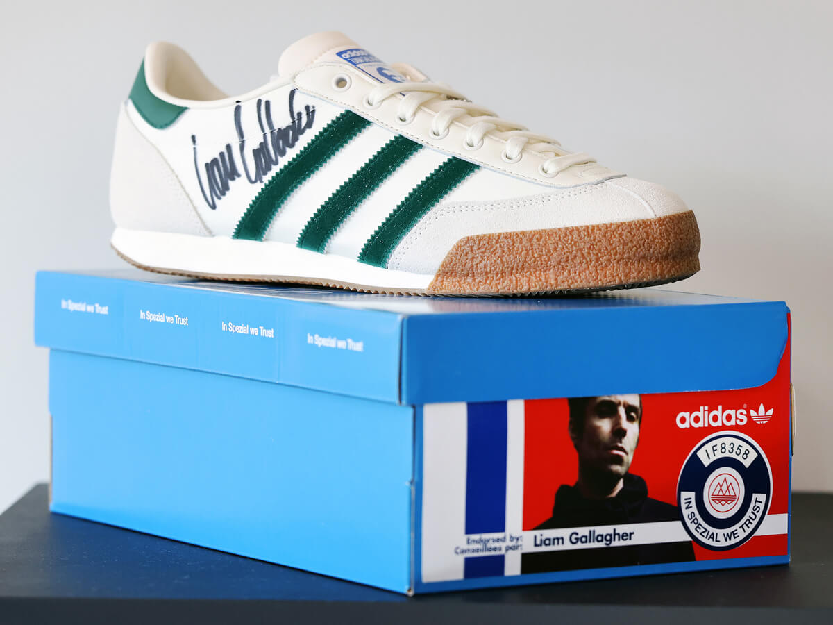 1 of 3 - adidas LG2 SPZL signed by Liam Gallagher
