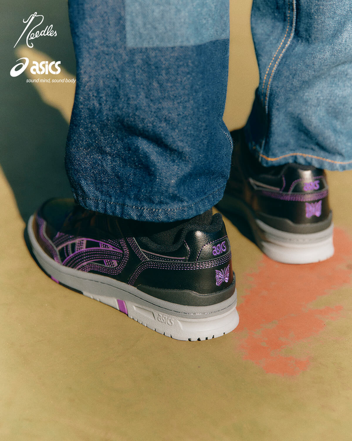 ASICS SportStyle x Needles EX89 - Black/Purple/Grey - 1201A942-001