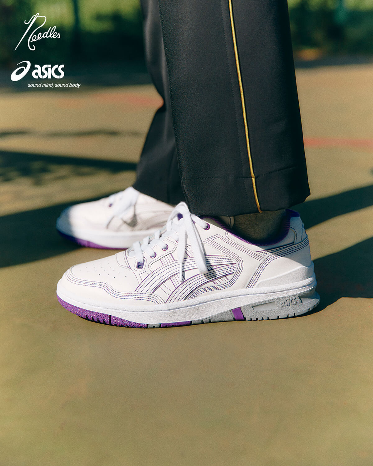 ASICS SportStyle x Needles EX89 - White/Purple/Grey - 1201A942-100