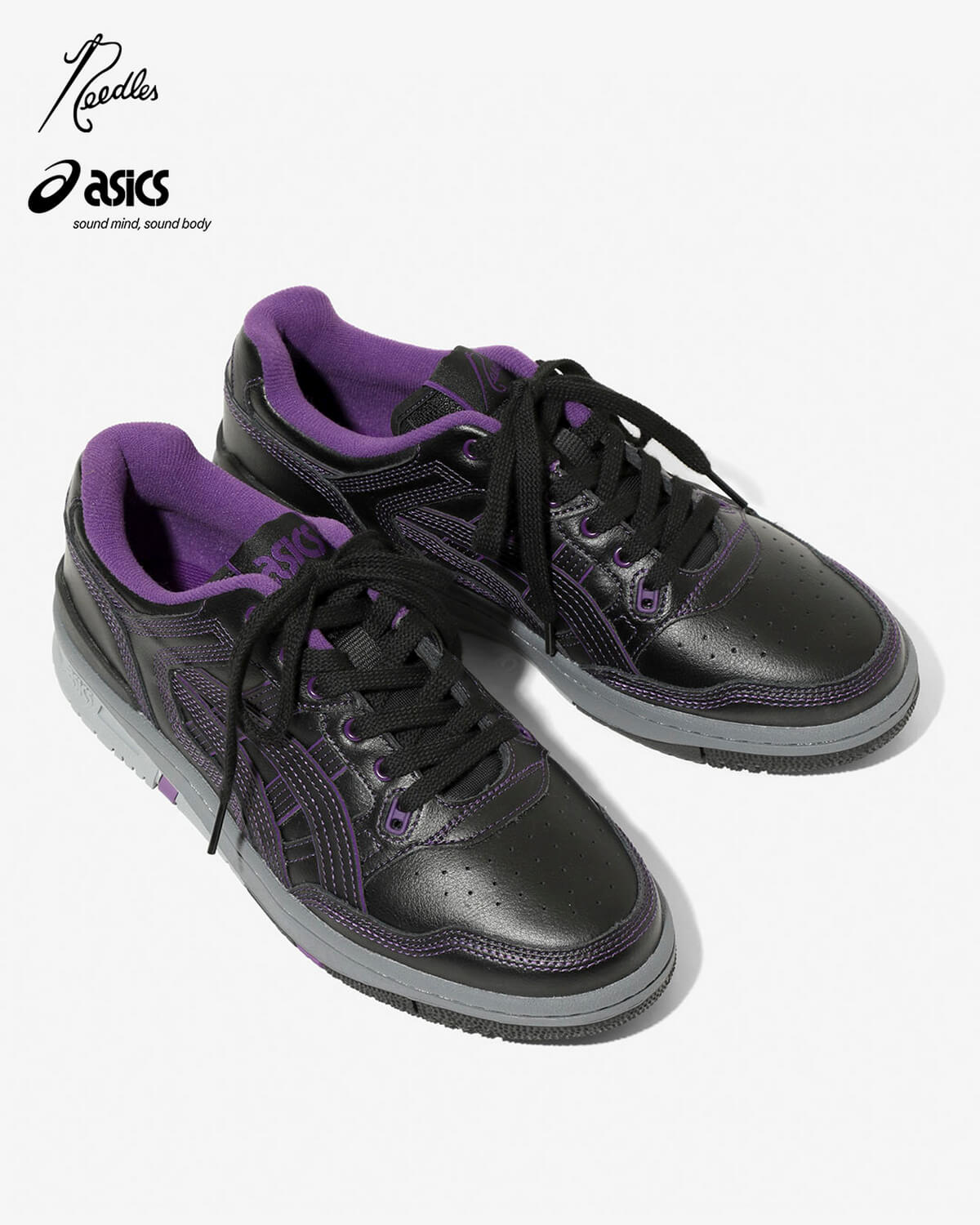 ASICS SportStyle x Needles EX89 - Black/Purple/Grey - 1201A942-001