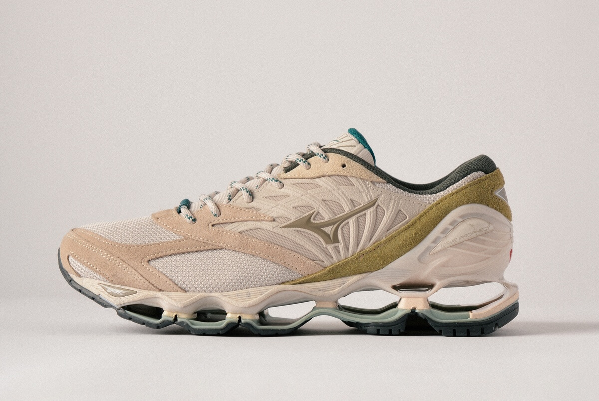 Mizuno Wave Prophecy LS - Silver Cloud / White Sand / Cedar - D1GA238701