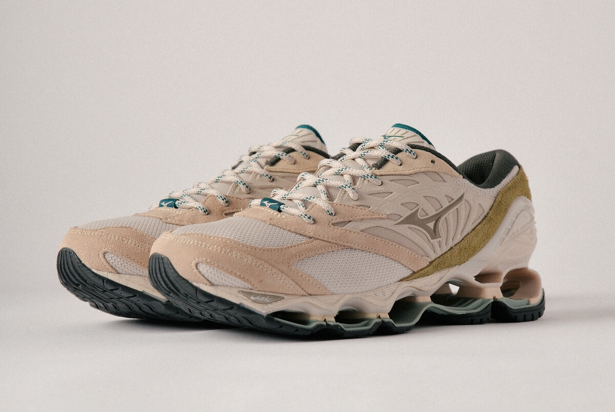 Mizuno Wave Prophecy LS - Silver Cloud / White Sand / Cedar - D1GA238701
