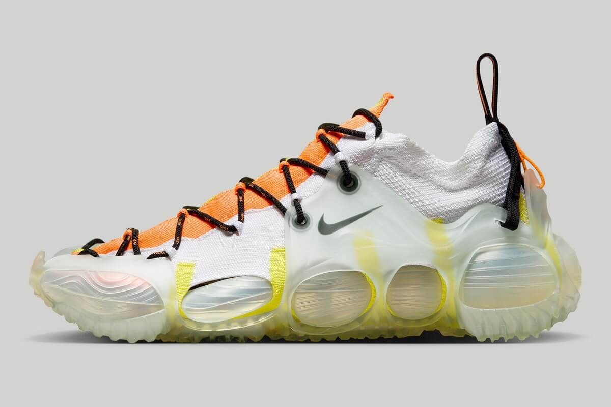 Nike ISPA Link Axis - White/Total Orange/Sonic Yellow - FZ3507-100
