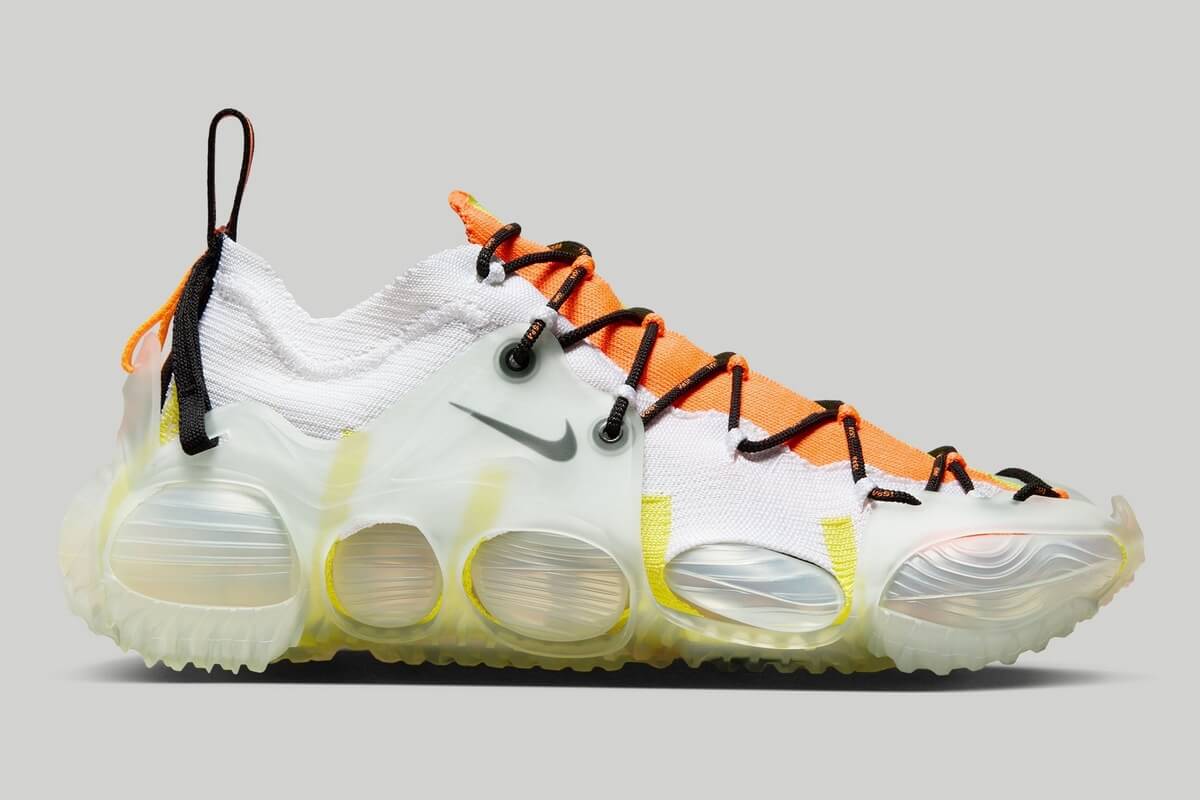 Nike ISPA Link Axis - White/Total Orange/Sonic Yellow - FZ3507-100