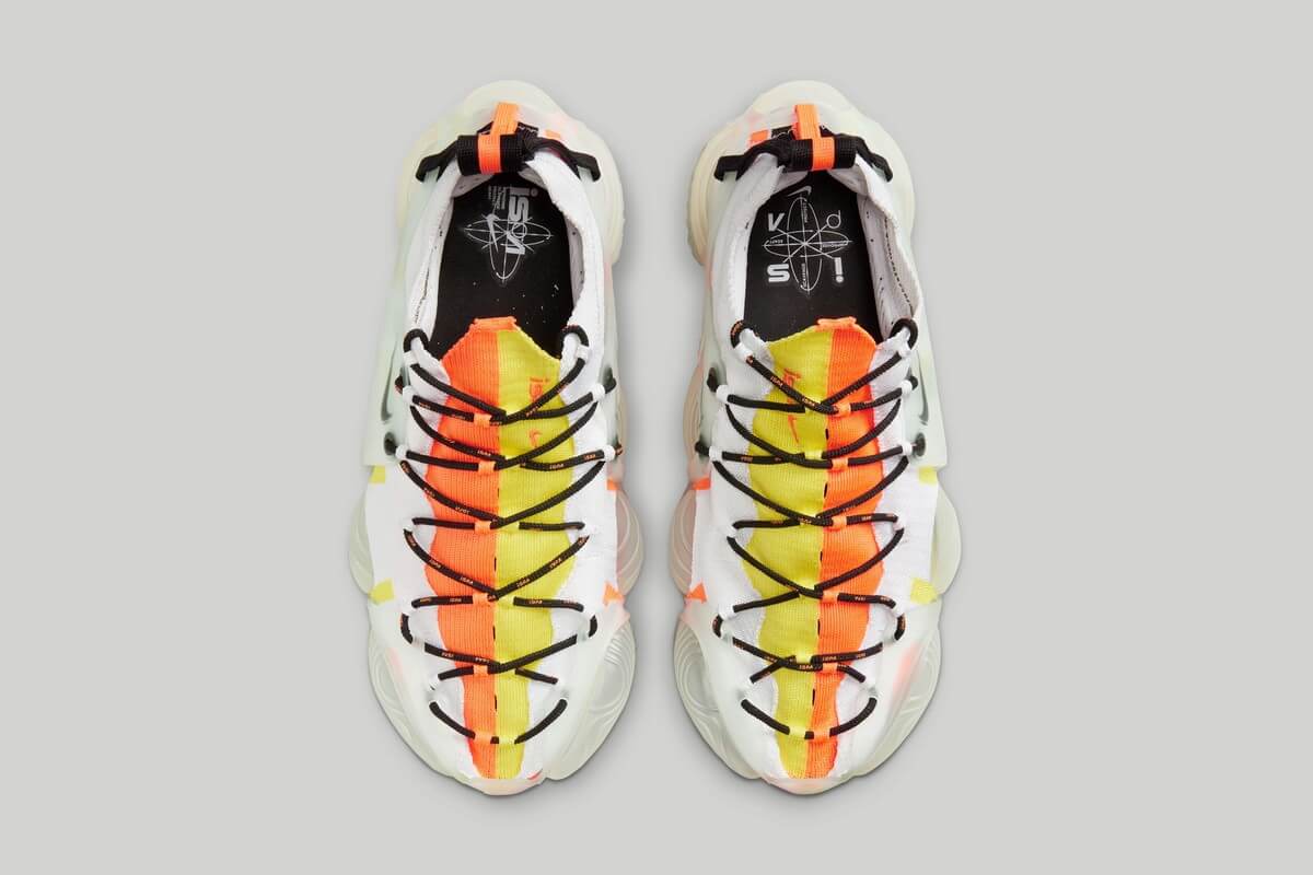 Nike ISPA Link Axis - White/Total Orange/Sonic Yellow - FZ3507-100