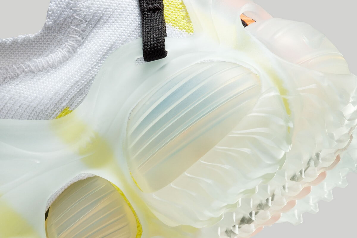 Nike ISPA Link Axis - White/Total Orange/Sonic Yellow - FZ3507-100