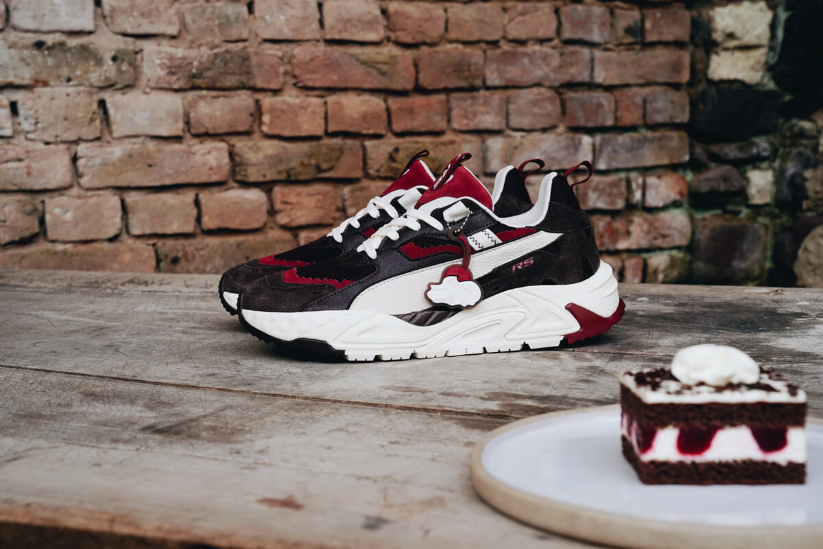 Puma x Black Forest RS-Trck "Schwarzwälder Kirsch" - Dark Chocolate-Pristine-Intense Red - 394534-01