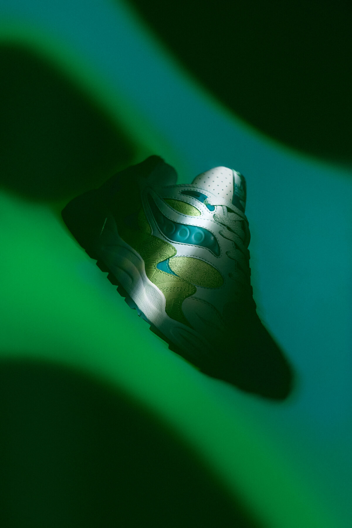 Saucony Originals Marsh Grid Shadow 2 - Green/Tan - S70782-1