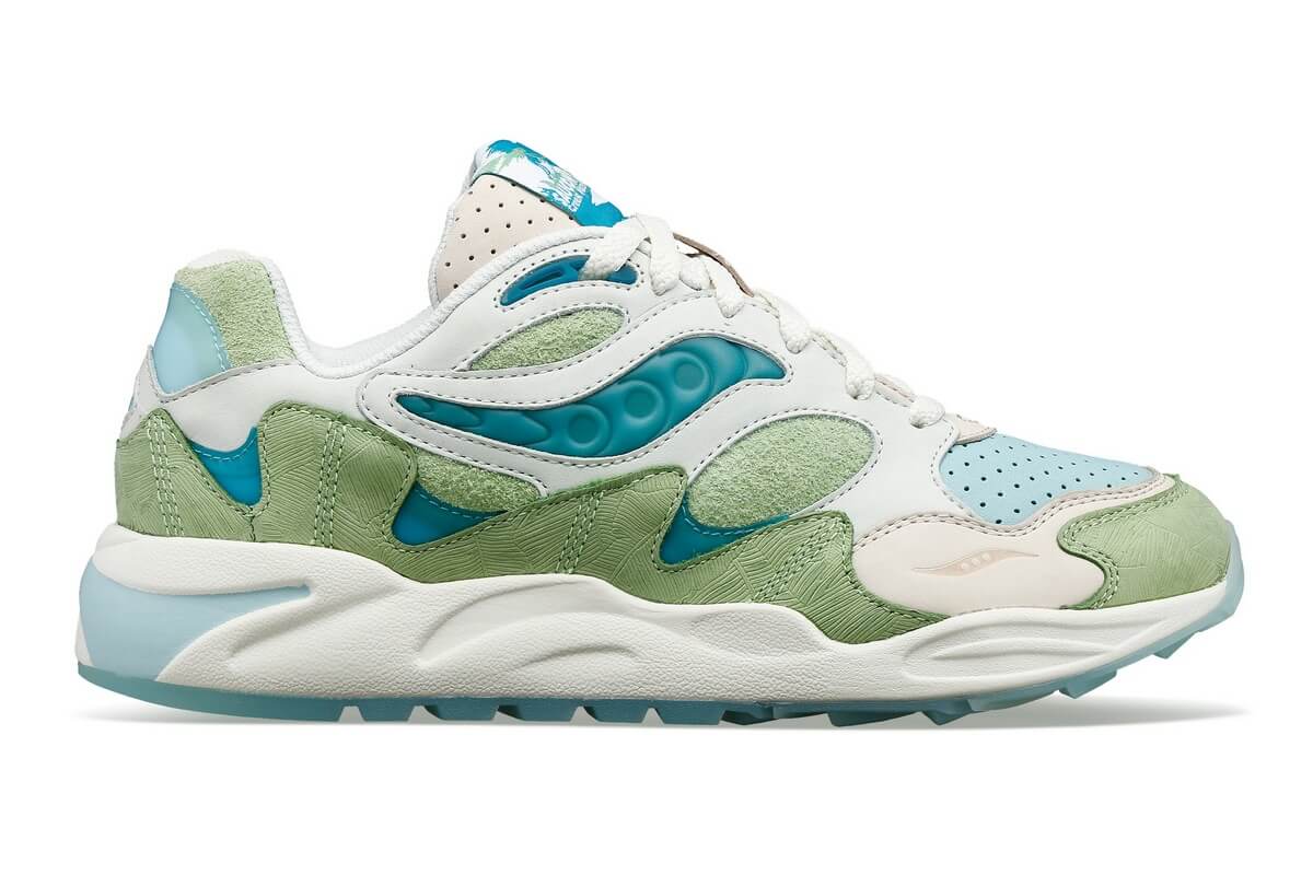 Saucony Originals Marsh Grid Shadow 2 - Green/Tan - S70782-1