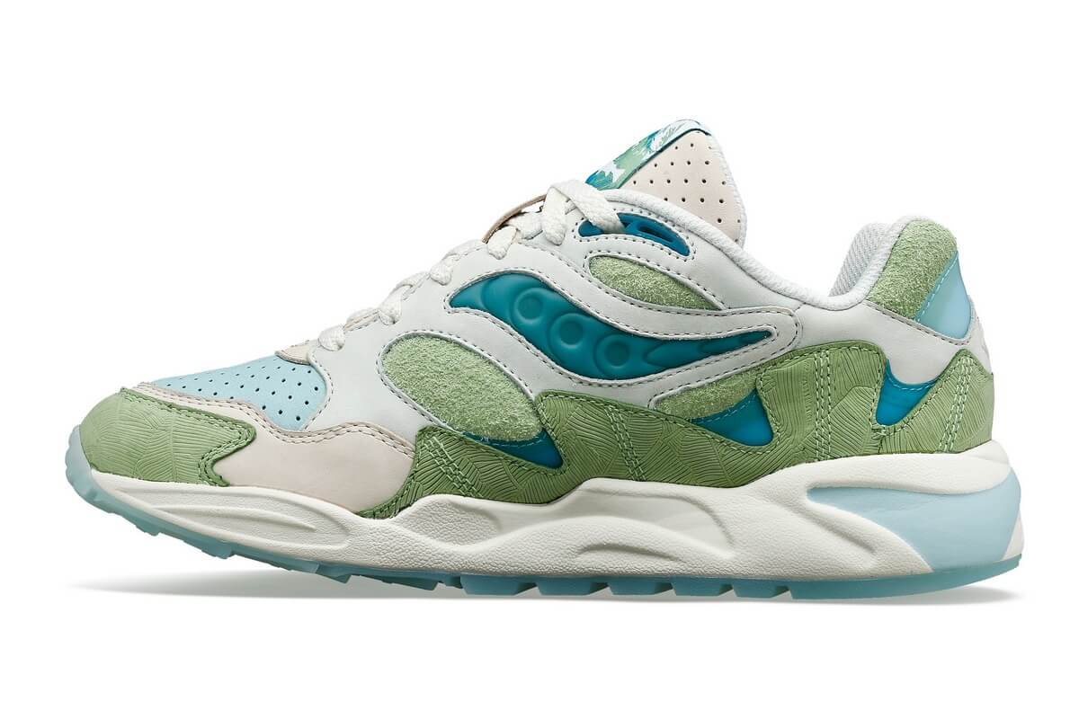 Saucony Originals Marsh Grid Shadow 2 - Green/Tan - S70782-1