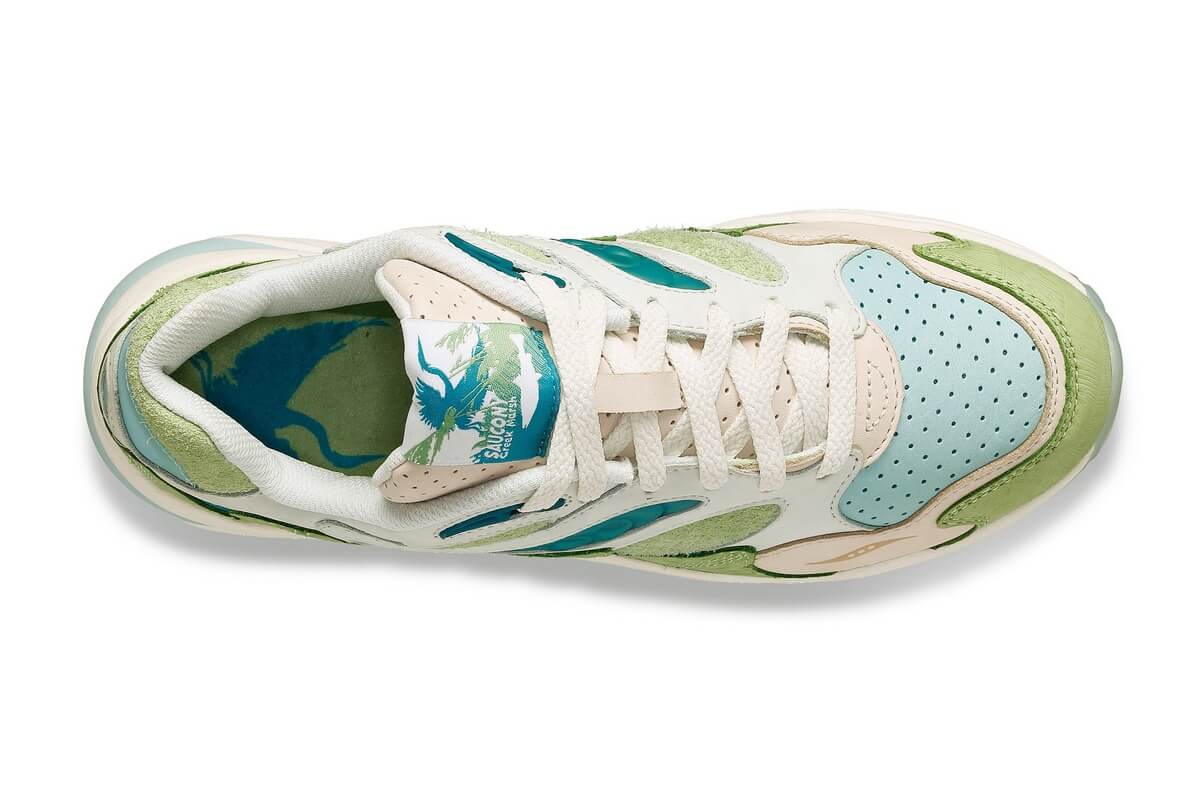 Saucony Originals Marsh Grid Shadow 2 - Green/Tan - S70782-1