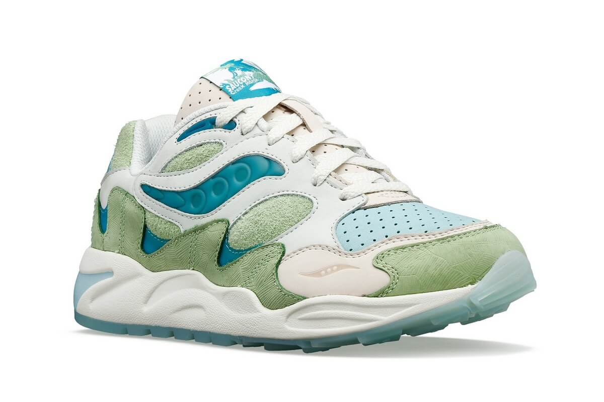 Saucony Originals Marsh Grid Shadow 2 - Green/Tan - S70782-1