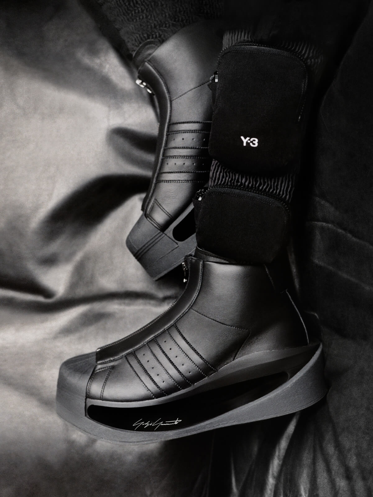 adidas Y-3 GENDO PRO MODEL - Black/Black-Black - IG2934