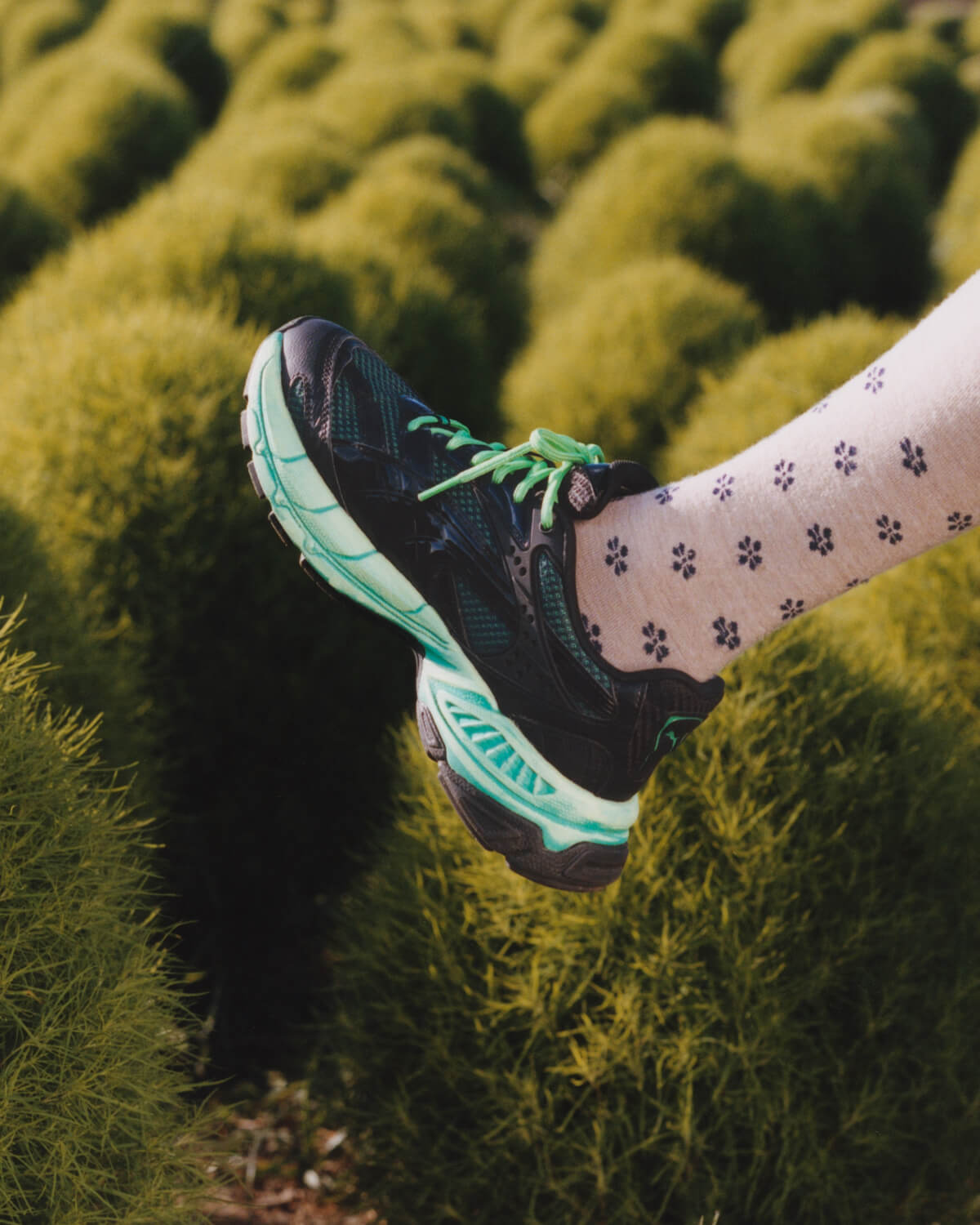 Puma x Black Forest Velophasis "Into the Nature" - Puma Black-Grassy Green - 394535-01