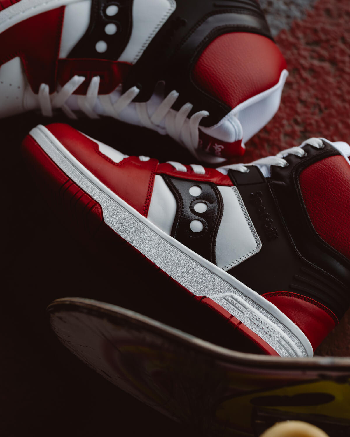 Saucony Originals x BEAMS Sonic Hi - Red / Black / White - S70820-1