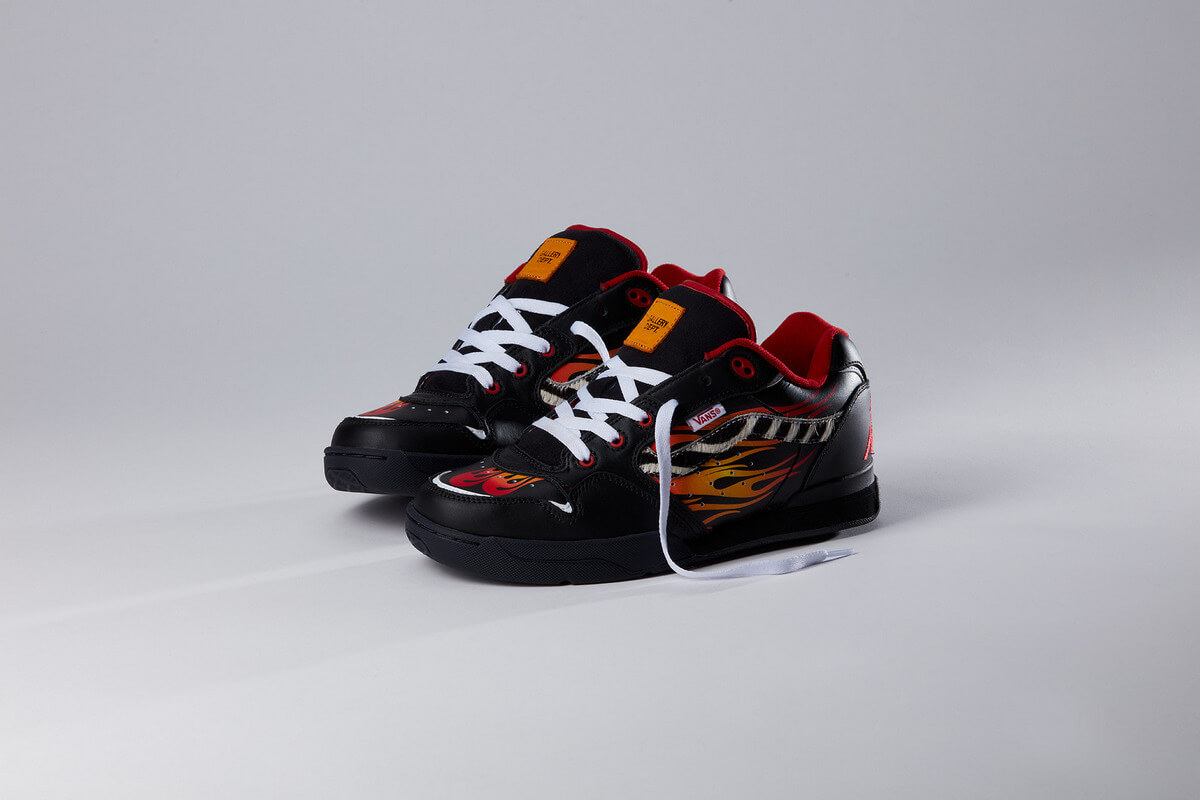 Vans Vault x Gallery Dept. Rowley XLT - Flames Zebra