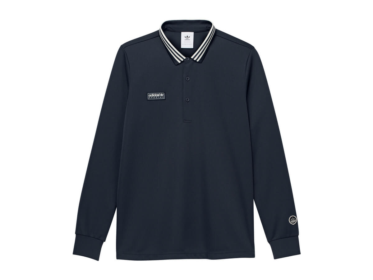 adidas Spezial Long Sleeve Polo Shirt SPZL - Night Navy - IN6759