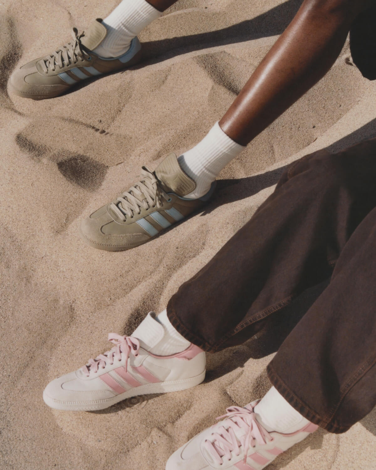 adidas x Humanrace Samba - Aluminium / Aluminum / Wonder Mauve - ID3127 - Orbit Green / Ash Green / Ash Green - ID8712