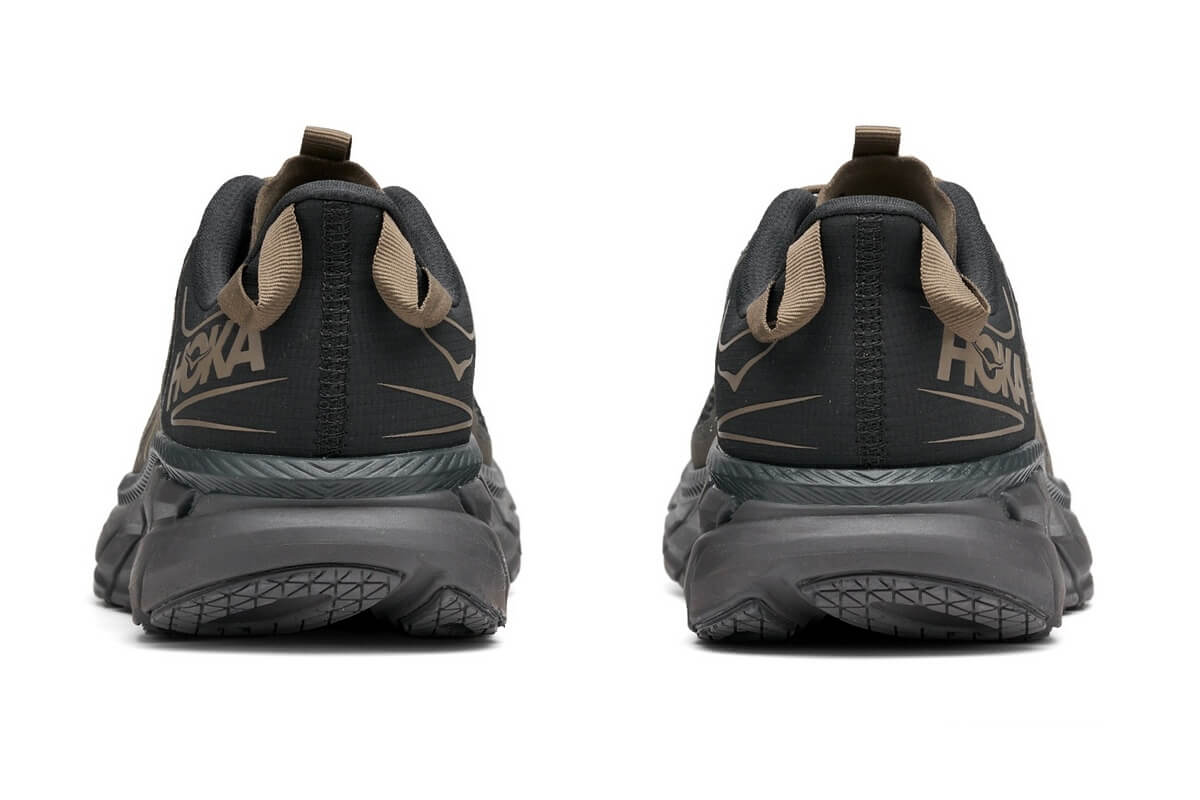 HOKA x SATISFY Clifton LS Forged Iron & Celadon Tint